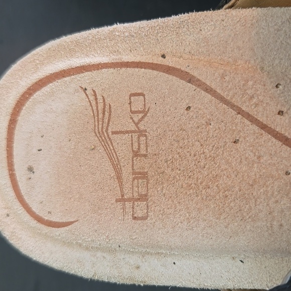 Dansko Black Sandals Size 37 - Picture 6 of 9